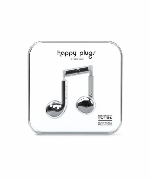 Happy Plugs Earbud Silver Deluxe Edition