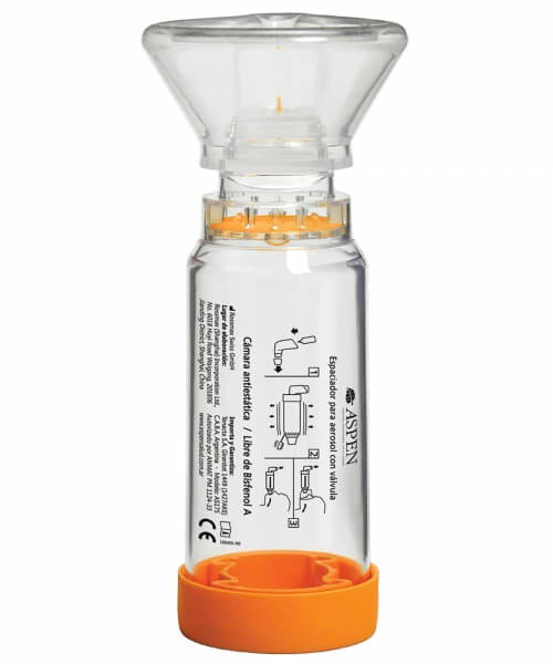 Espaciador p/aerosol con mascarilla pequeña AS175 Neonatal